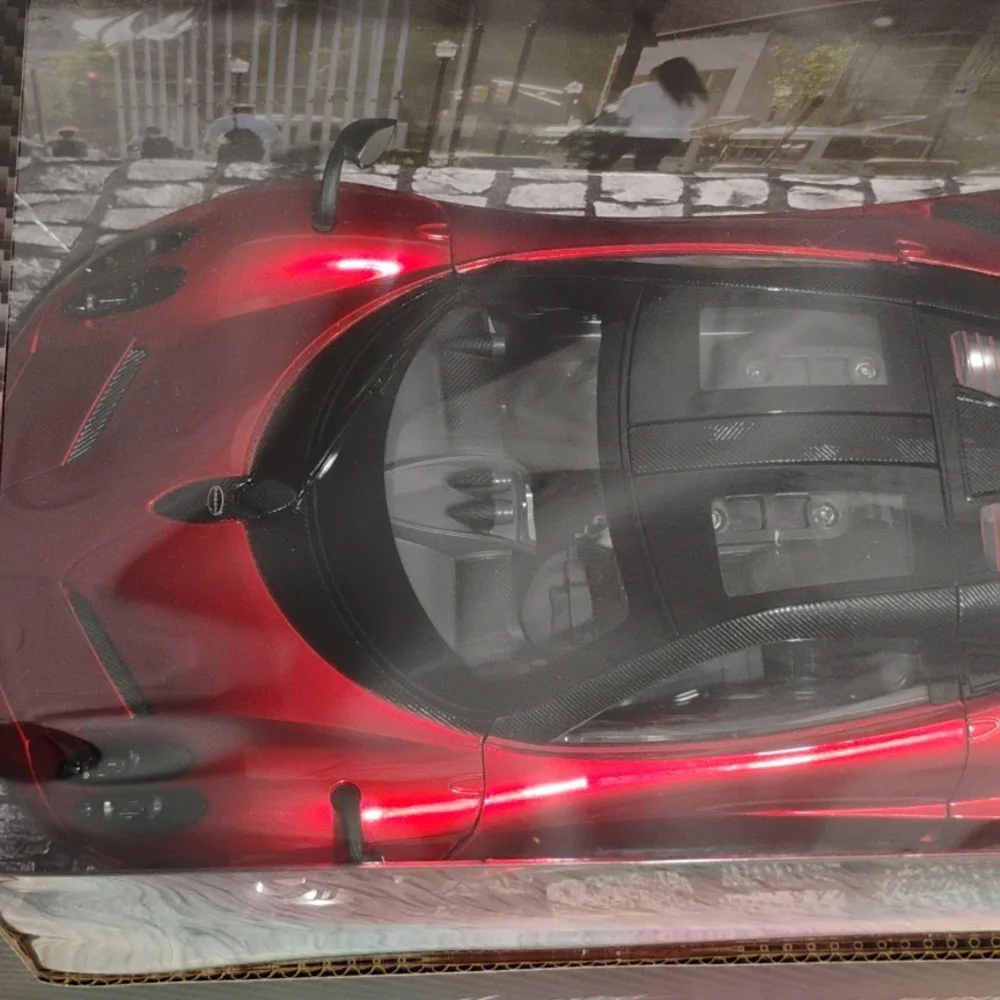 (A-4) NWT Pagani Huayra Braha Red Full Function R/C Sport Car Scale 1:14 Large